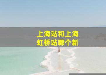 上海站和上海虹桥站哪个新