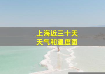 上海近三十天天气和温度图