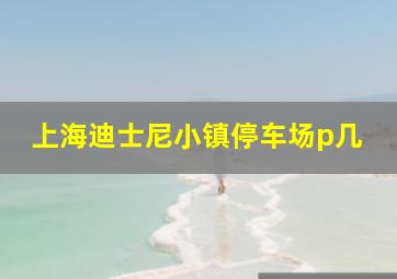 上海迪士尼小镇停车场p几