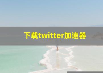 下载twitter加速器