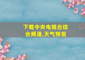 下载中央电视台综合频道,天气预报