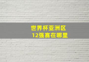 世界杯亚洲区12强赛在哪里