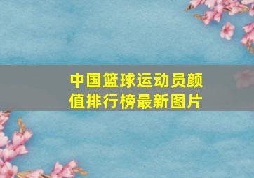 中国篮球运动员颜值排行榜最新图片