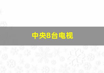 中央8台电视