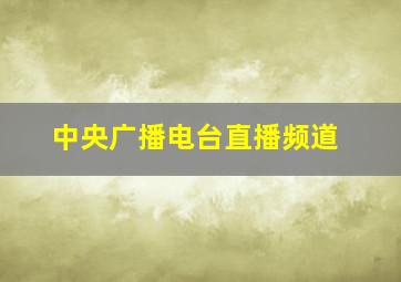 中央广播电台直播频道