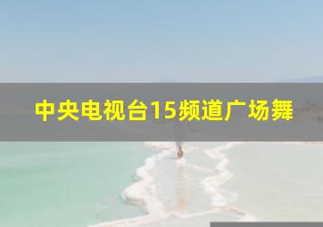 中央电视台15频道广场舞