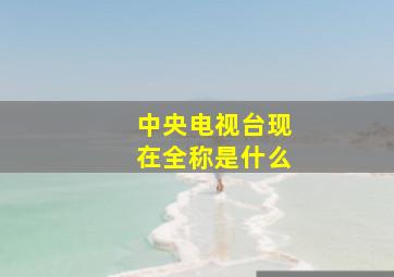 中央电视台现在全称是什么