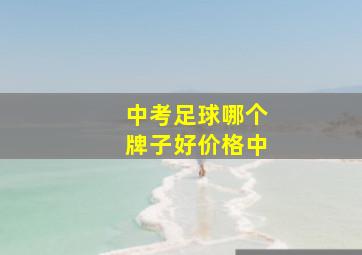 中考足球哪个牌子好价格中