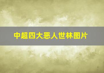 中超四大恶人世林图片