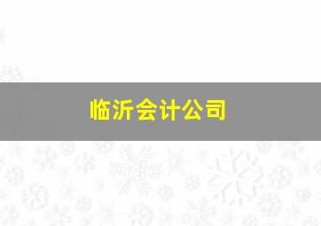 临沂会计公司