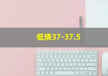 低烧37-37.5