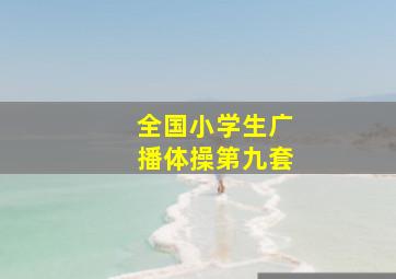 全国小学生广播体操第九套