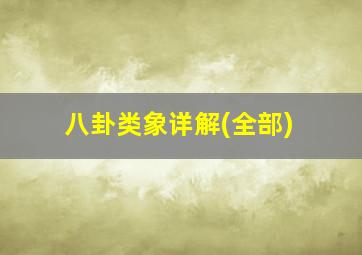 八卦类象详解(全部)