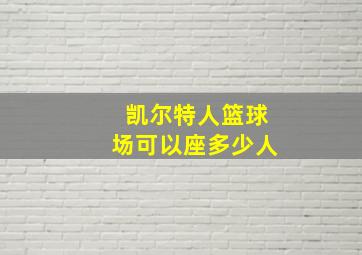 凯尔特人篮球场可以座多少人