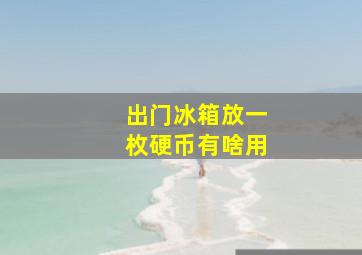 出门冰箱放一枚硬币有啥用