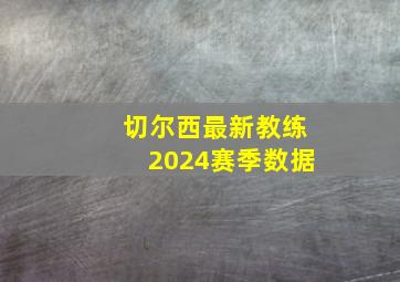 切尔西最新教练2024赛季数据