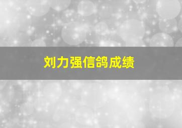 刘力强信鸽成绩