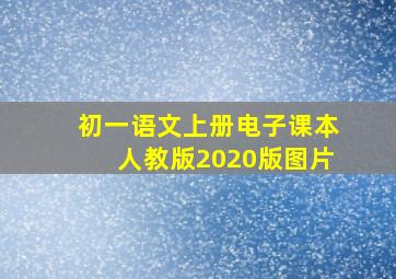 初一语文上册电子课本人教版2020版图片