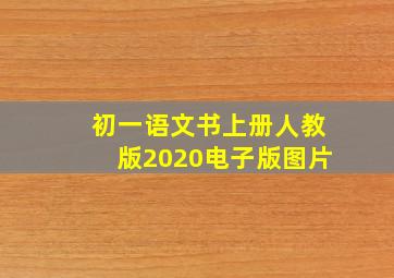 初一语文书上册人教版2020电子版图片