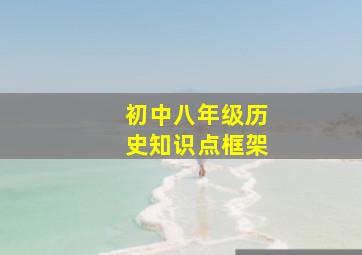 初中八年级历史知识点框架