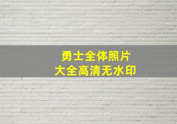 勇士全体照片大全高清无水印