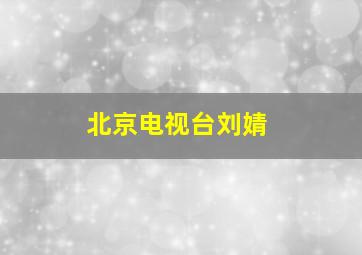 北京电视台刘婧