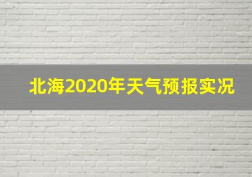 北海2020年天气预报实况