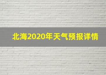 北海2020年天气预报详情