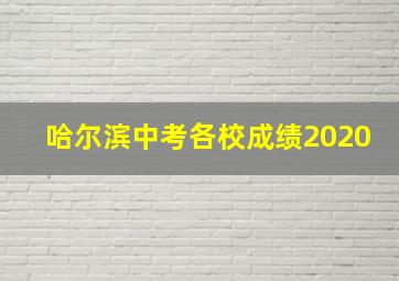 哈尔滨中考各校成绩2020