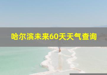 哈尔滨未来60天天气查询