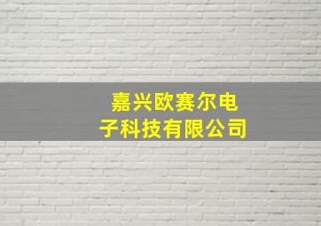 嘉兴欧赛尔电子科技有限公司