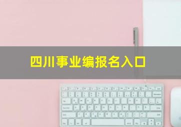 四川事业编报名入口