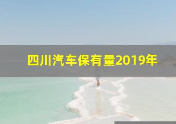 四川汽车保有量2019年