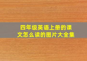 四年级英语上册的课文怎么读的图片大全集