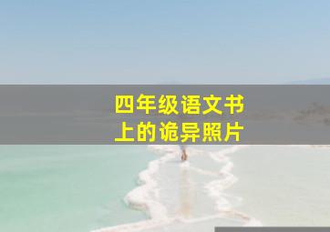 四年级语文书上的诡异照片