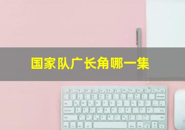 国家队广长角哪一集