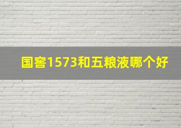 国窖1573和五粮液哪个好