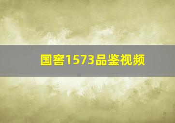 国窖1573品鉴视频