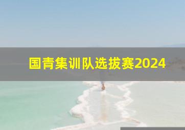 国青集训队选拔赛2024