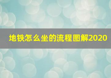 地铁怎么坐的流程图解2020