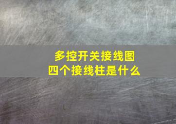 多控开关接线图四个接线柱是什么