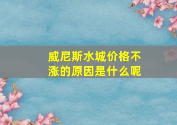 威尼斯水城价格不涨的原因是什么呢