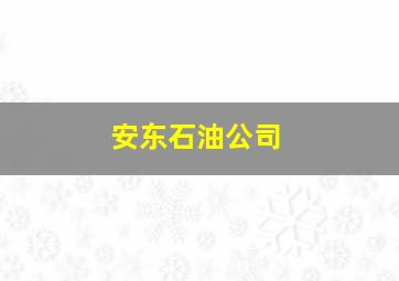 安东石油公司