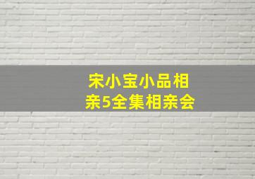 宋小宝小品相亲5全集相亲会