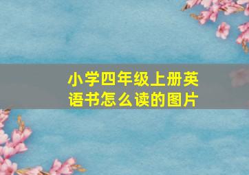 小学四年级上册英语书怎么读的图片