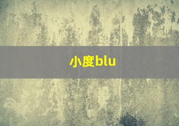 小度blu