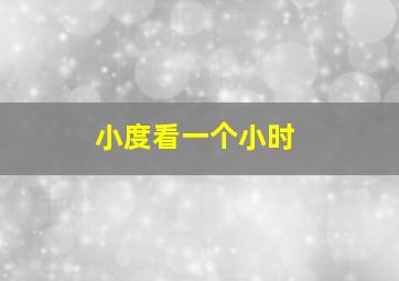 小度看一个小时