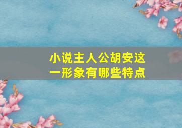 小说主人公胡安这一形象有哪些特点