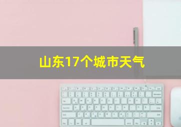 山东17个城市天气