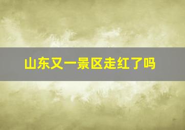 山东又一景区走红了吗